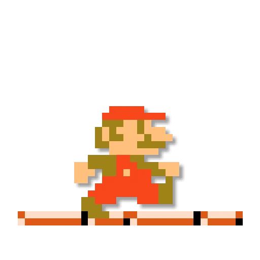 Sticker “Mario: 8 bit-3”