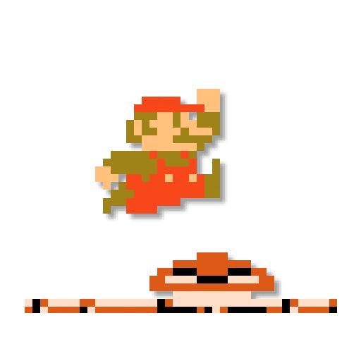 Sticker “Mario: 8 bit-4”