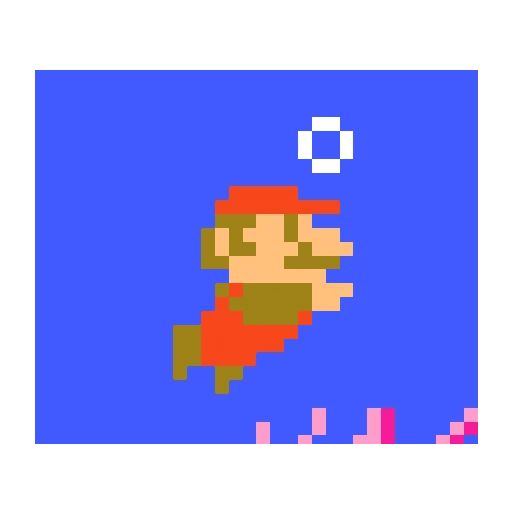 Sticker “Mario: 8 bit-5”