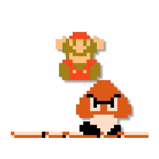 Sticker “Mario: 8 bit-6”