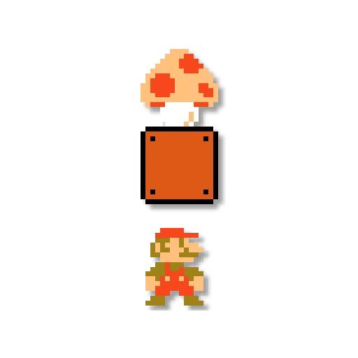 Sticker “Mario: 8 bit-8”