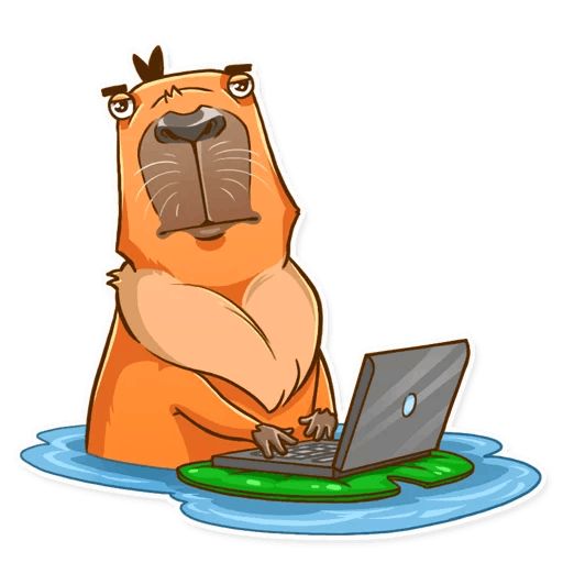 Sticker “Mr. Capybara-8”