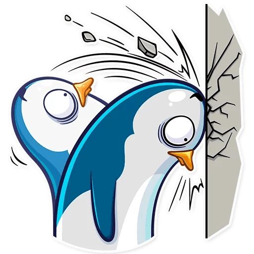 Sticker “Lonely Penguin-4”