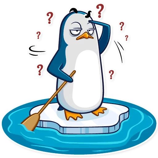 Sticker “Lonely Penguin-7”