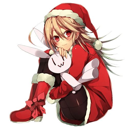 Sticker “Anime Santa-1”