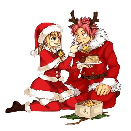 Sticker “Anime Santa-3”