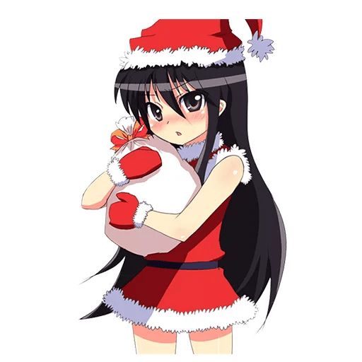 Sticker “Anime Santa-5”