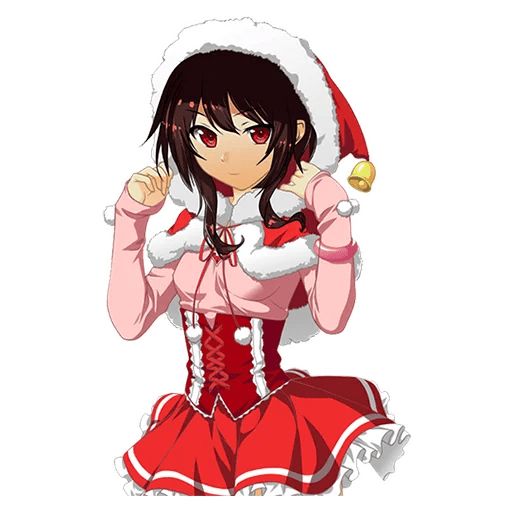 Sticker “Anime Santa-6”
