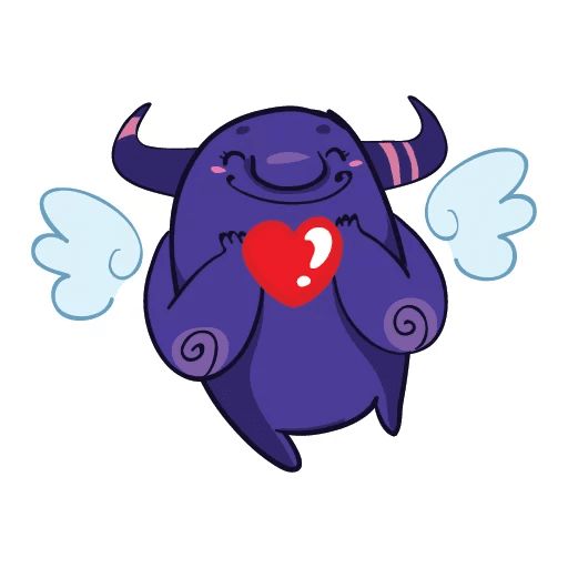 Sticker “Purple Monster-2”