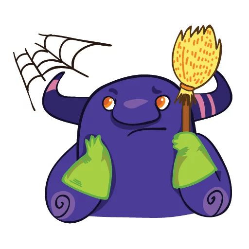 Sticker “Purple Monster-7”