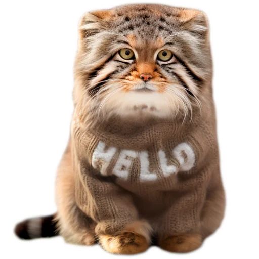 Sticker “Autumn Manul-1”