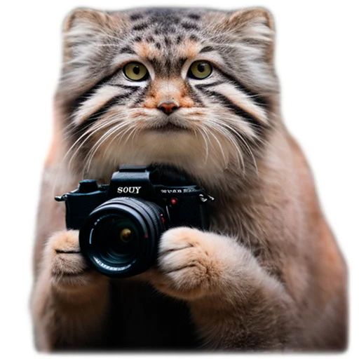 Sticker “Autumn Manul-4”