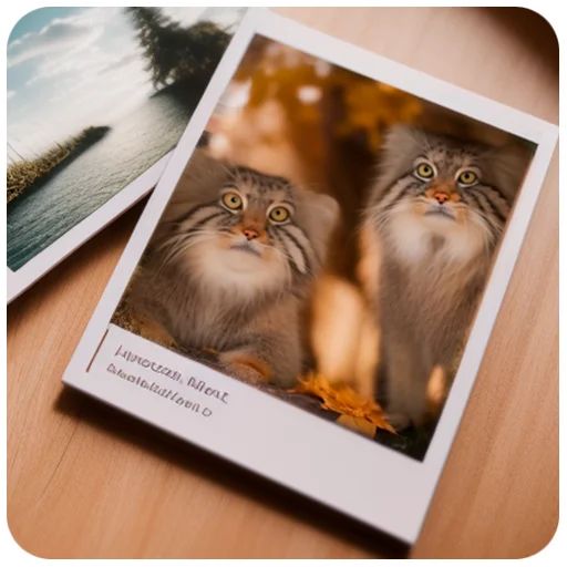 Sticker “Autumn Manul-5”