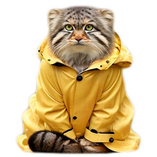 Sticker “Autumn Manul-6”