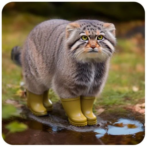 Sticker “Autumn Manul-7”