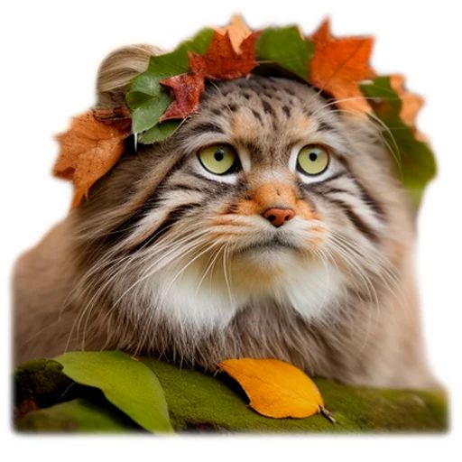 Sticker “Autumn Manul-9”
