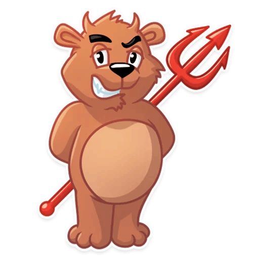 Sticker “Marty the Bear-4”