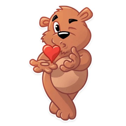Sticker “Marty the Bear-7”