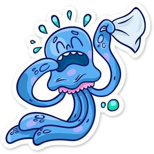 Sticker “Jellyfish-4”