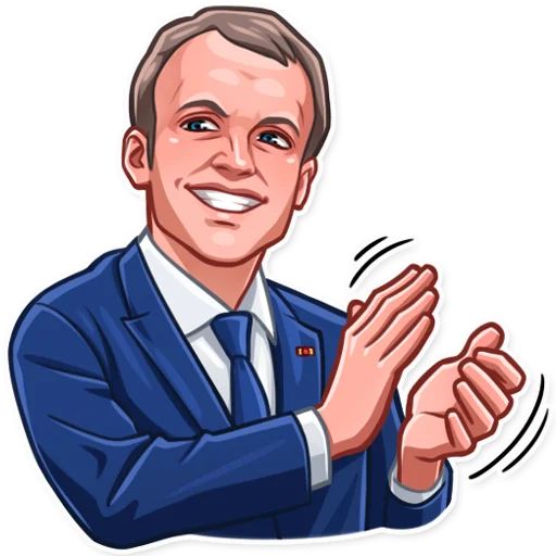 Sticker “Emmanuel Macron-10”