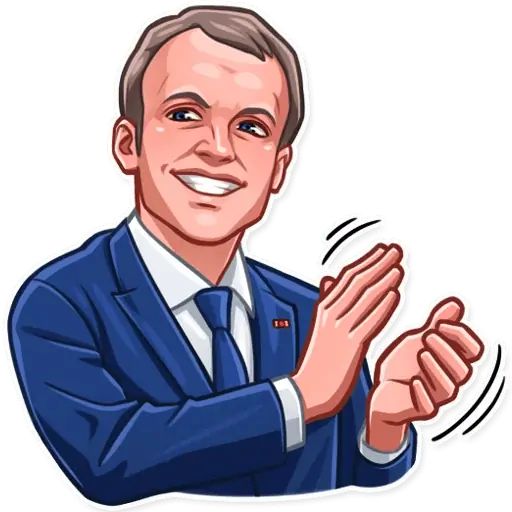 Sticker “Emmanuel Macron-10”