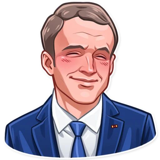 Sticker “Emmanuel Macron-8”