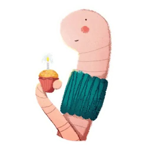 Sticker “Rain Worm-2”