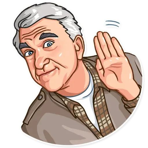 Sticker “Leslie Nielsen-5”