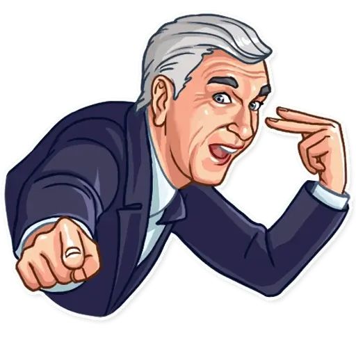 Sticker “Leslie Nielsen-6”