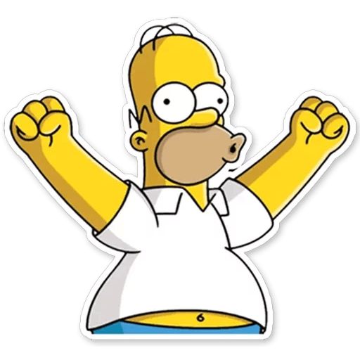 Sticker “Homer Simpson-1”