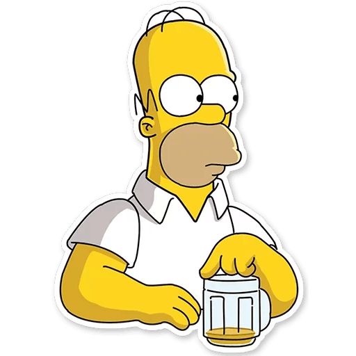 Sticker “Homer Simpson-10”