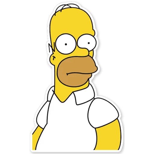 Sticker “Homer Simpson-12”