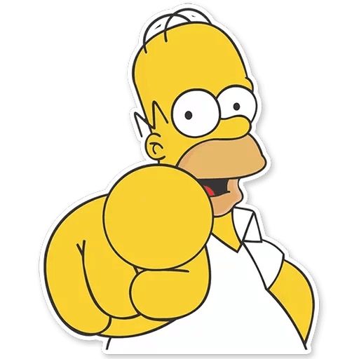 Sticker “Homer Simpson-4”