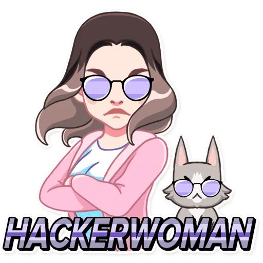 Sticker “Hackerwoman-1”