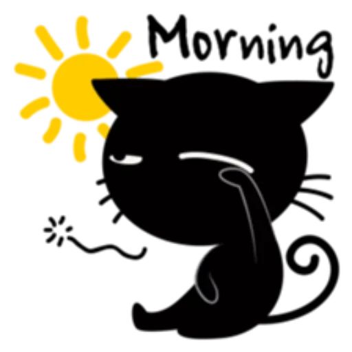 Sticker “Black Cat-11”