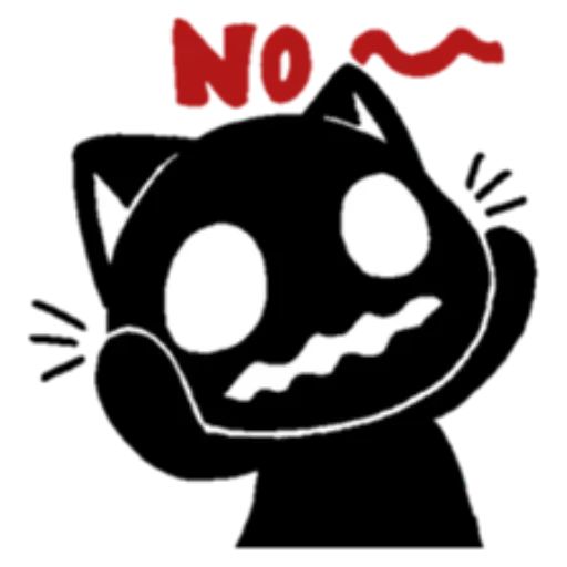 Sticker “Black Cat-12”