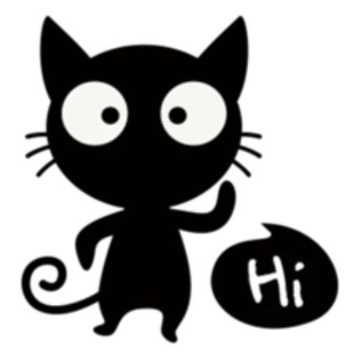 Sticker “Black Cat-7”