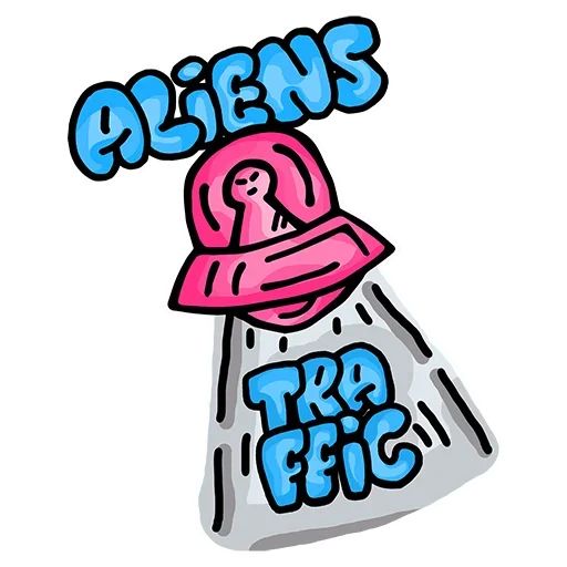 Sticker “Alien World-1”