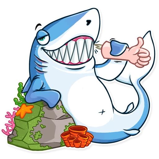 Sticker “It's a Shark!-3”