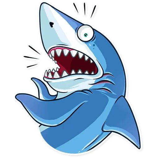 Sticker “It's a Shark!-4”