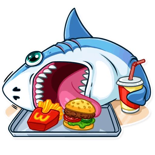 Sticker “It's a Shark!-6”