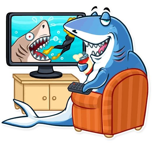 Sticker “It's a Shark!-7”
