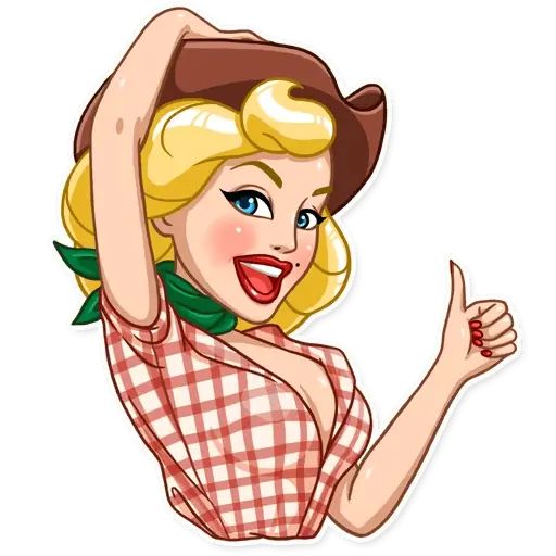 Sticker “Pin-up Babes-3”