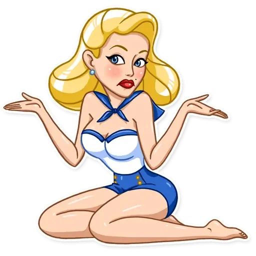 Sticker “Pin-up Babes-9”