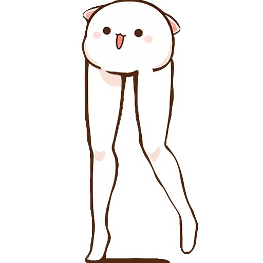Sticker “Mochi Peach Cat Meme-6”