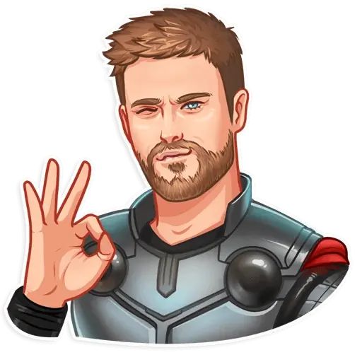 “Avengers” stickers set for Telegram