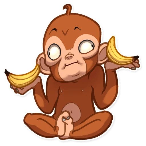 Sticker “Happy Monkey-1”