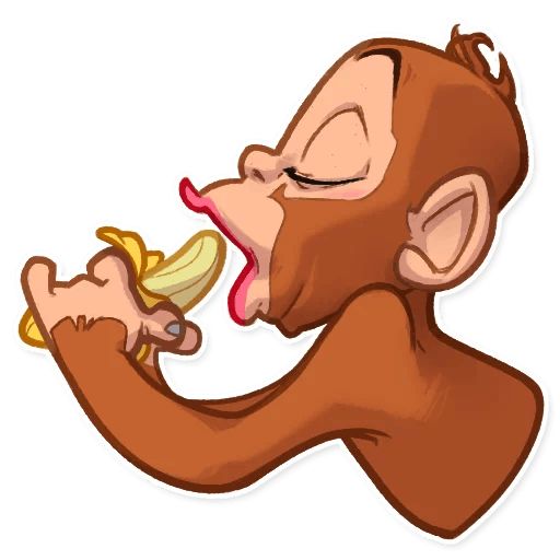 Sticker “Happy Monkey-3”