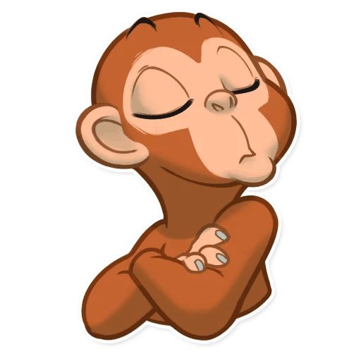 Sticker “Happy Monkey-6”
