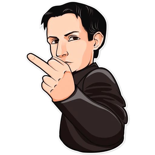 Sticker “Pavel Durov-4”